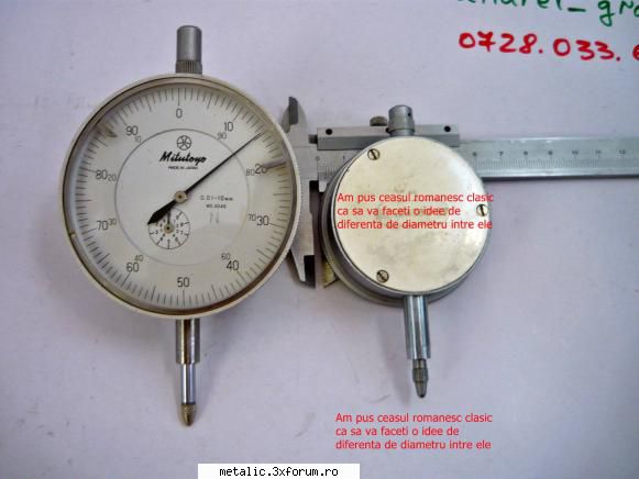 ceas comparator mitutoyo fabricatie japonia ceas comparator mitutoyo mmpret 120 leiceasul este