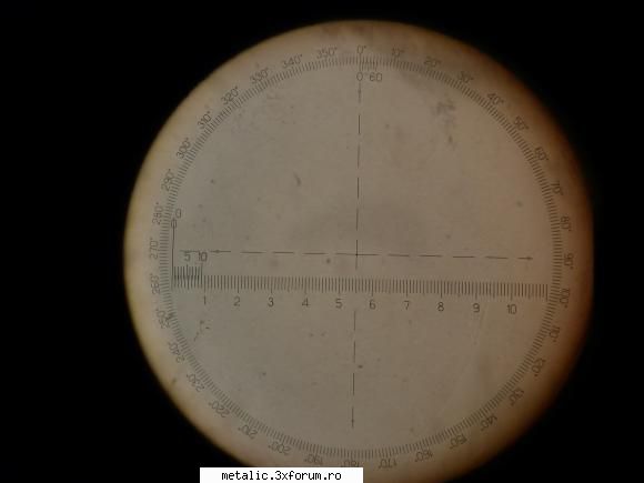 Microscop de masurare IOR MM1 - imaginea reticolului sau ce se vede cand bagi - Poze