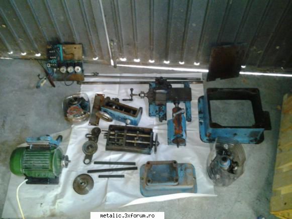 Reconditionare strung - Si am inceput sa reconditionez strungul la - Strungul si SDV-uri ajutatoare
