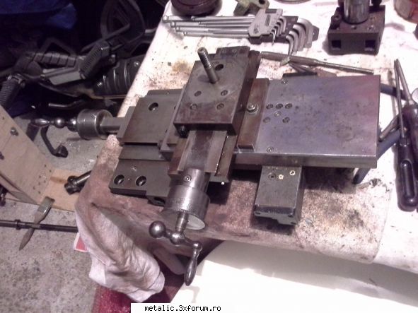 Strung Tos MN 80-A - Subansamblul complet al căruciorului mobil - Strungul si SDV-uri ajutatoare