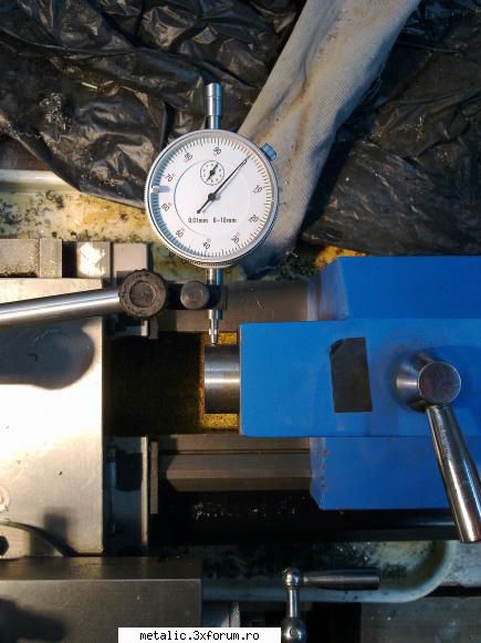 strung Gude BV 20 - poza cu comparatorul in spate - Strungul si SDV-uri ajutatoare